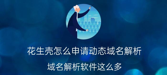 花生壳怎么申请动态域名解析 域名解析软件这么多，用哪个动态域名解析软件好？